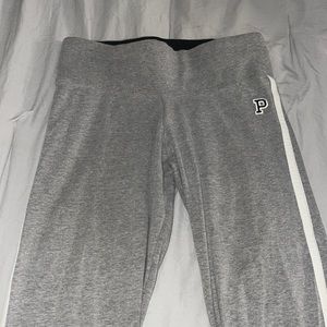 gray PINK leggings